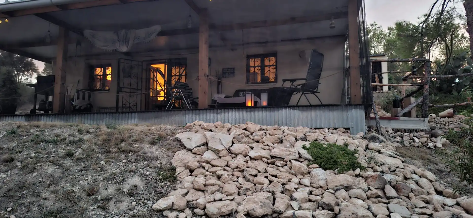 Terraza de Finca rústica en venta en Tivissa con Aire acondicionado y Internet