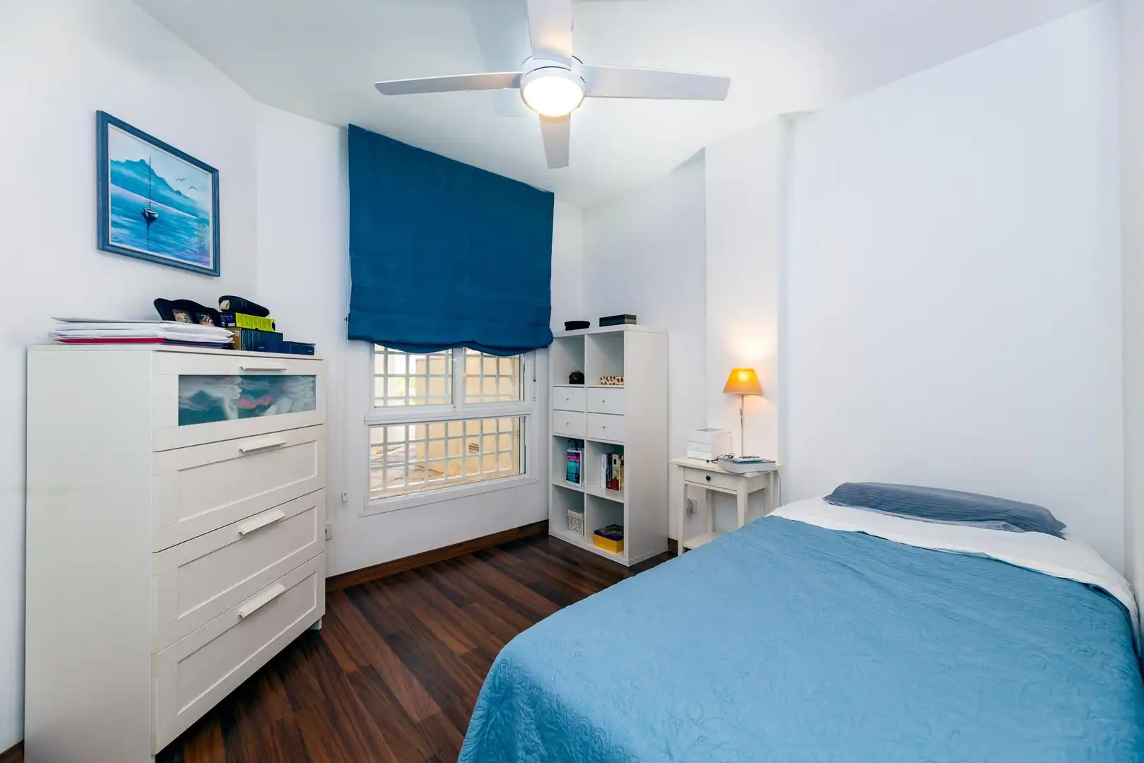Schlafzimmer von Wohnung zum Verkauf in  Palma de Mallorca mit Klimaanlage, Heizung und Parkett