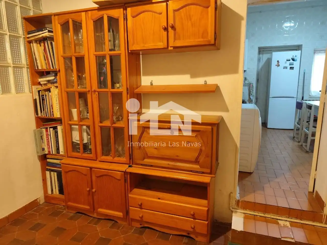 Sala de estar de Piso en venta en Las Navas del Marqués  con Calefacción, Terraza y Trastero