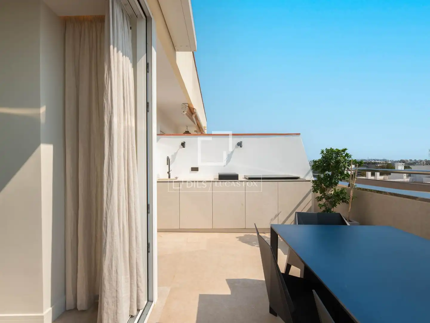 Terrace of Flat for sale in Eivissa  with Air Conditioner, Heating and Furnished