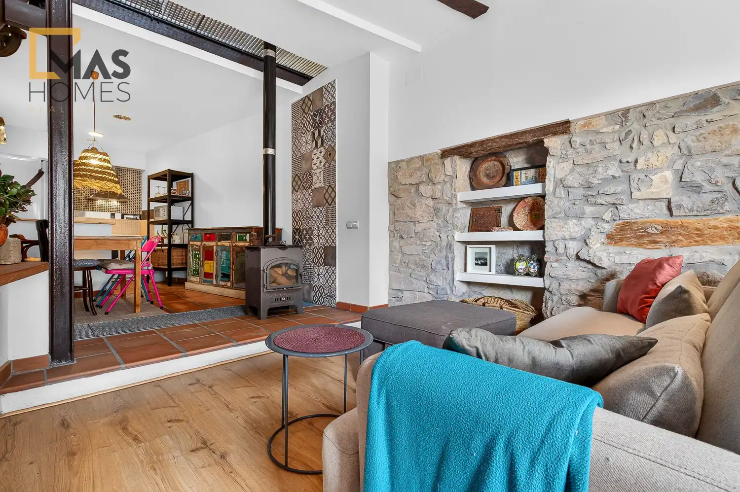 Sala de estar de Casa o chalet en venta en Calaf con Terraza y Balcón
