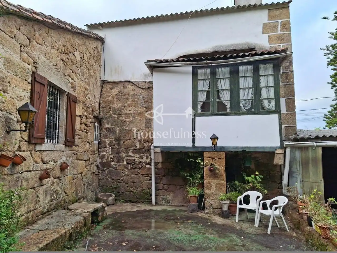 Vista exterior de Finca rústica en venda en Ferrol amb Jardí privat, Terrassa i Traster