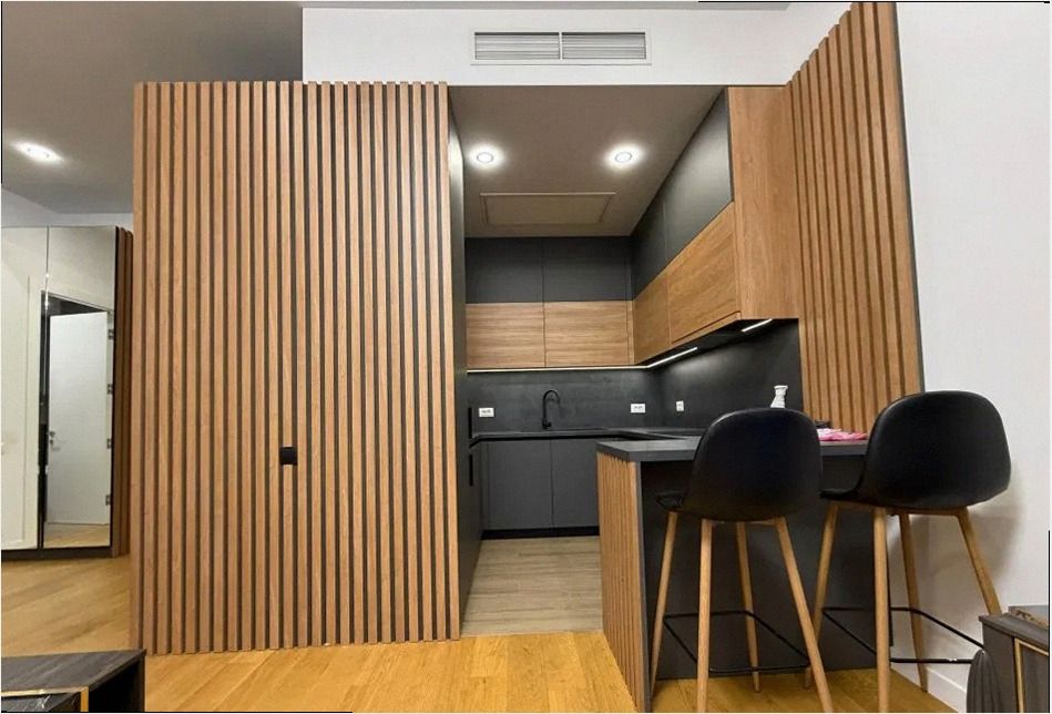 Kitchen of Flat to rent in  Madrid Capital  with Air Conditioner, Furnished and Pets allowed