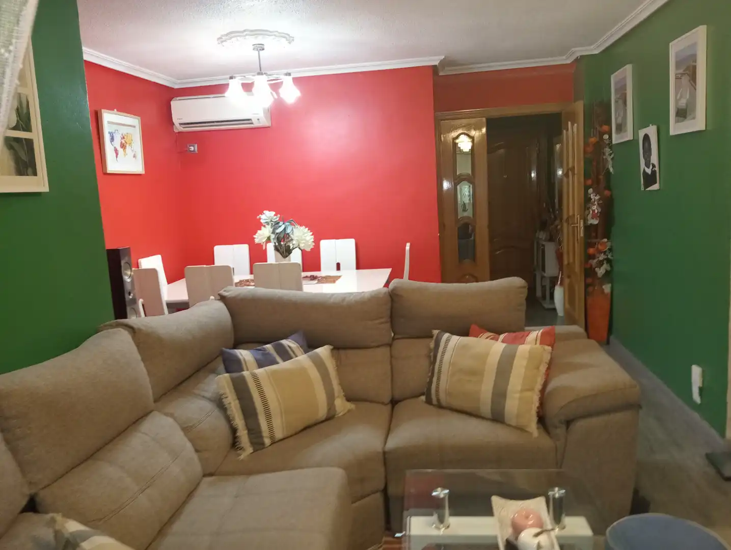 Sala de estar de Piso en venta en Alcorcón con Aire acondicionado, Calefacción y Jardín privado