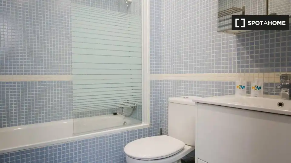 Bany de Apartament per a compartir en Málaga amb Aire condicionat, Calefacció i Terrassa