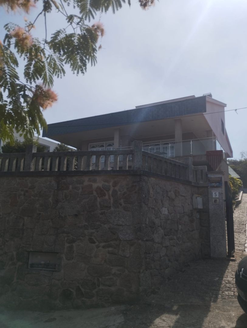 Exterior view of House or chalet for sale in Nigrán  with Heating, Private garden and Swimming Pool
