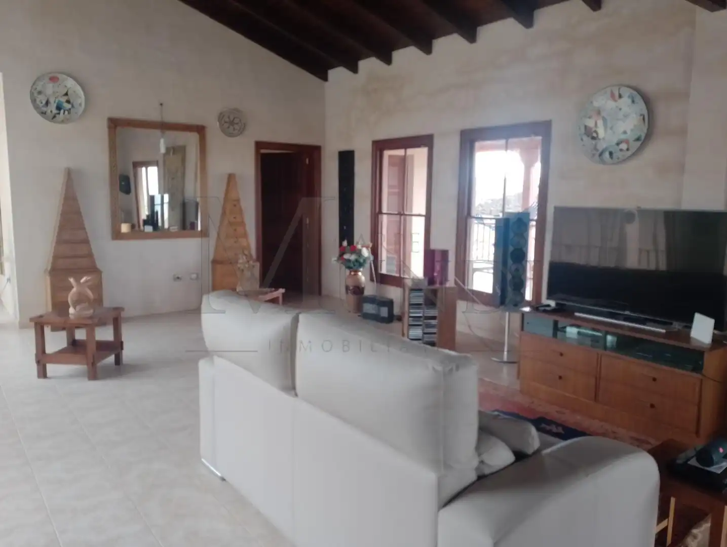 Living room of Houses for sale in La Oliva  with Terrace and Furnished
