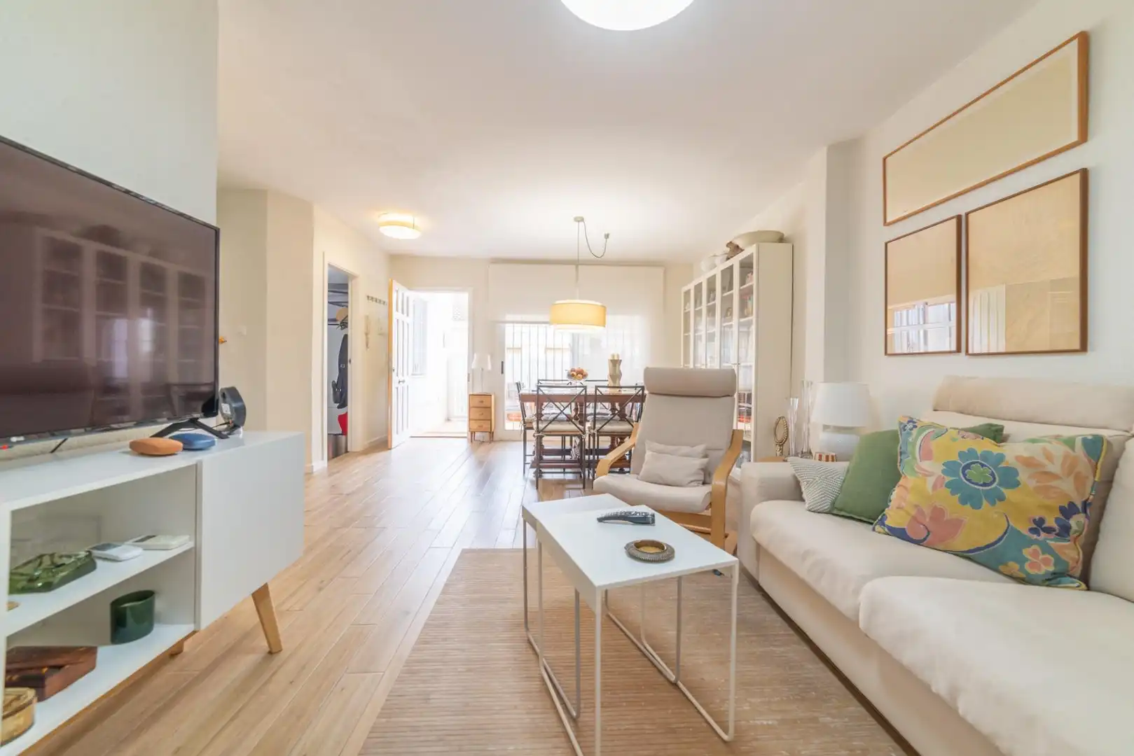 Sala de estar de Casa adosada en venta en San Pedro del Pinatar con Aire acondicionado, Terraza y Trastero