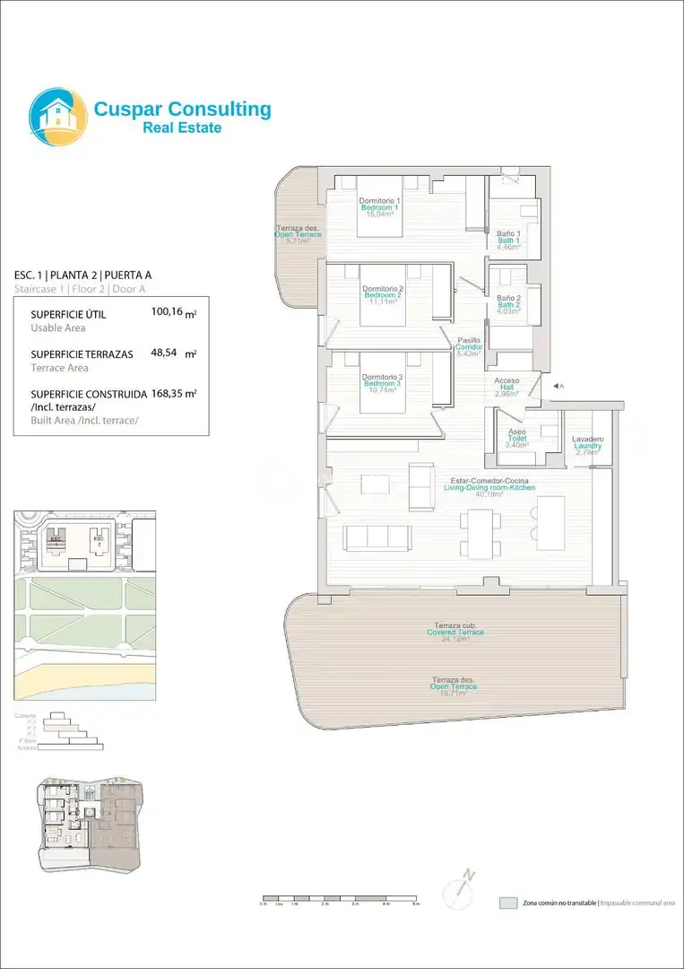Apartament amb piscina en venda a Centro Urbano, imagen 8