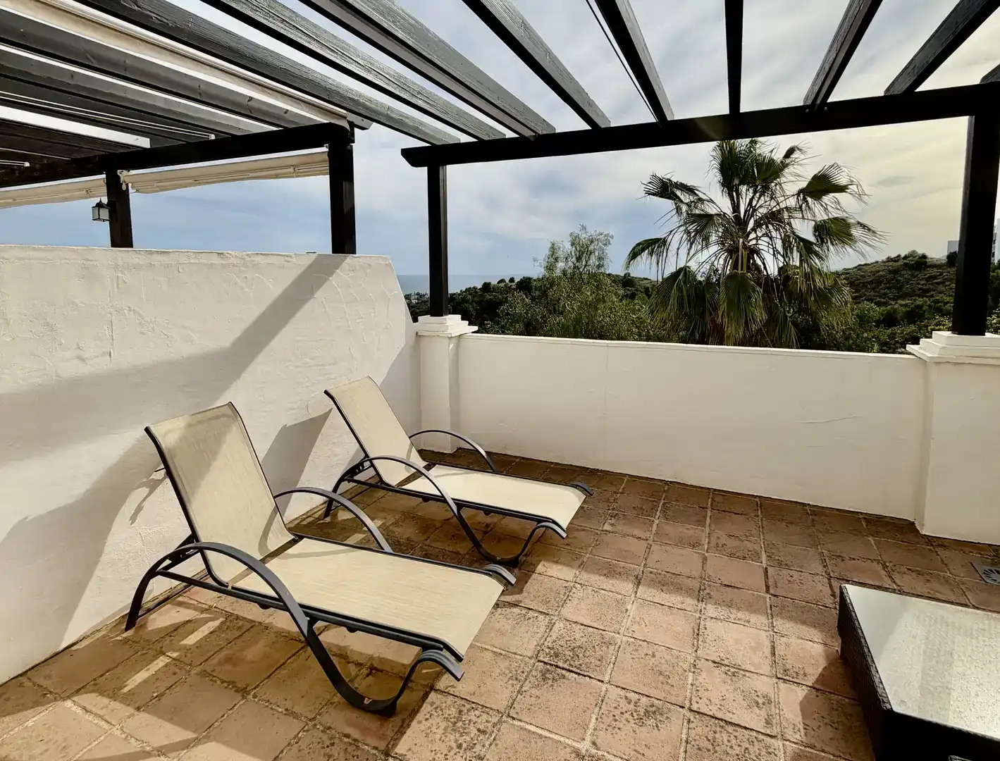 Terrassa de Dúplex en venda en Marbella amb Aire condicionat i Piscina