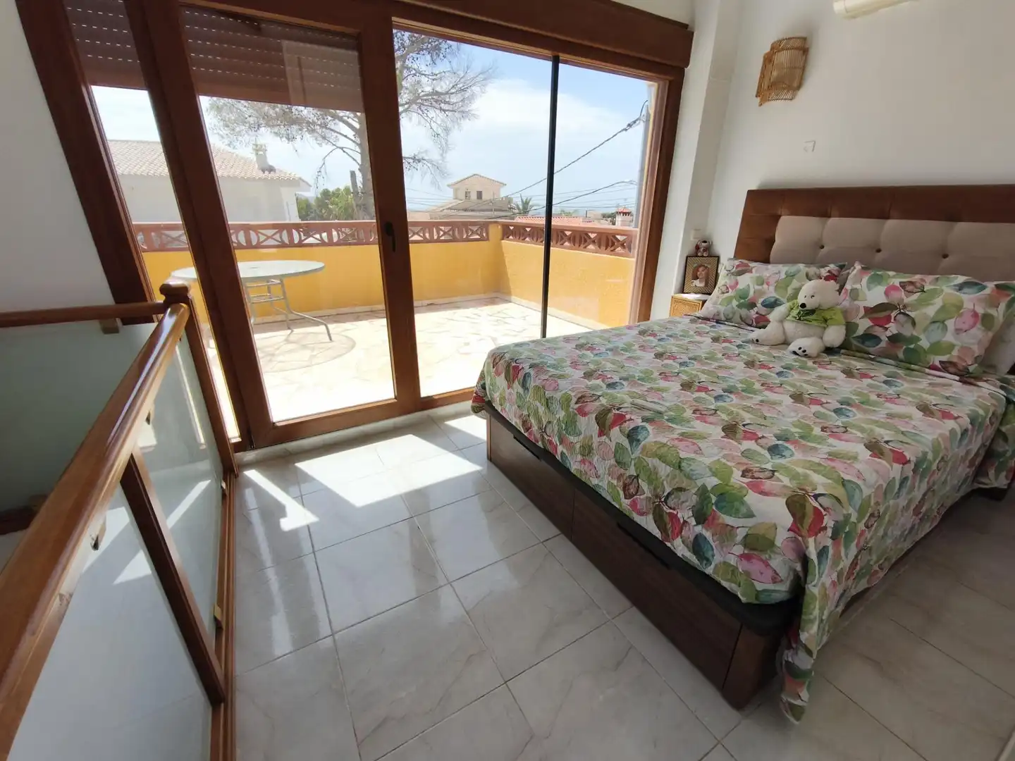 Bedroom of Detached homes for sale in La Nucia  with Air Conditioner, Parquet flooring and Terrace