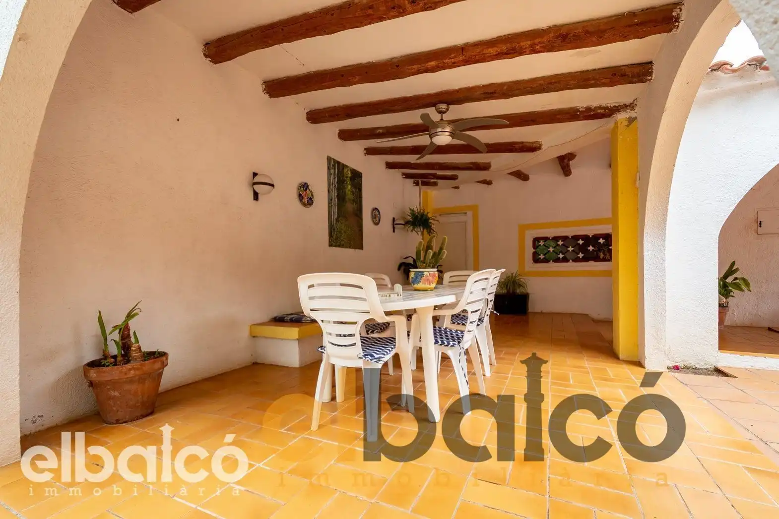 Terrace of Country homes for sale in Valls  with Terrace, Swimming Pool and Furnished