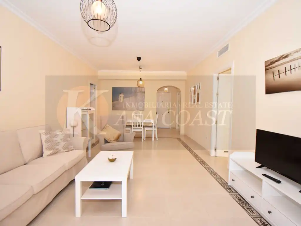 Living room of Flat for sale in Fuengirola  with Air Conditioner, Private garden and Terrace