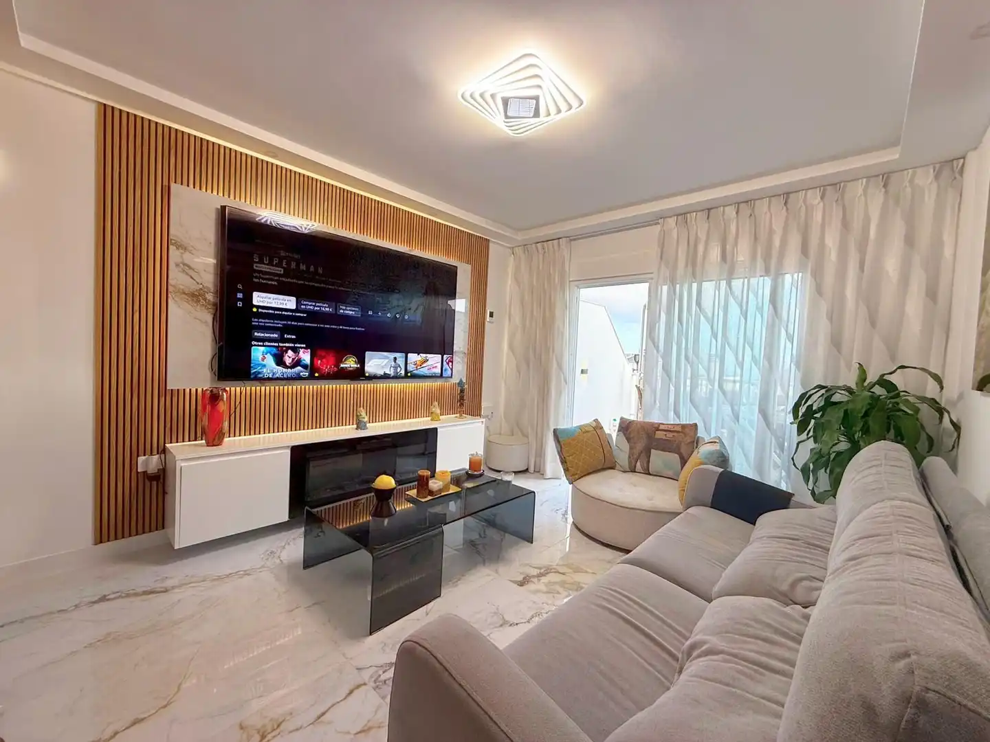 Wohnzimmer von Wohnung zum Verkauf in Arona mit Klimaanlage, Terrasse und Abstellraum