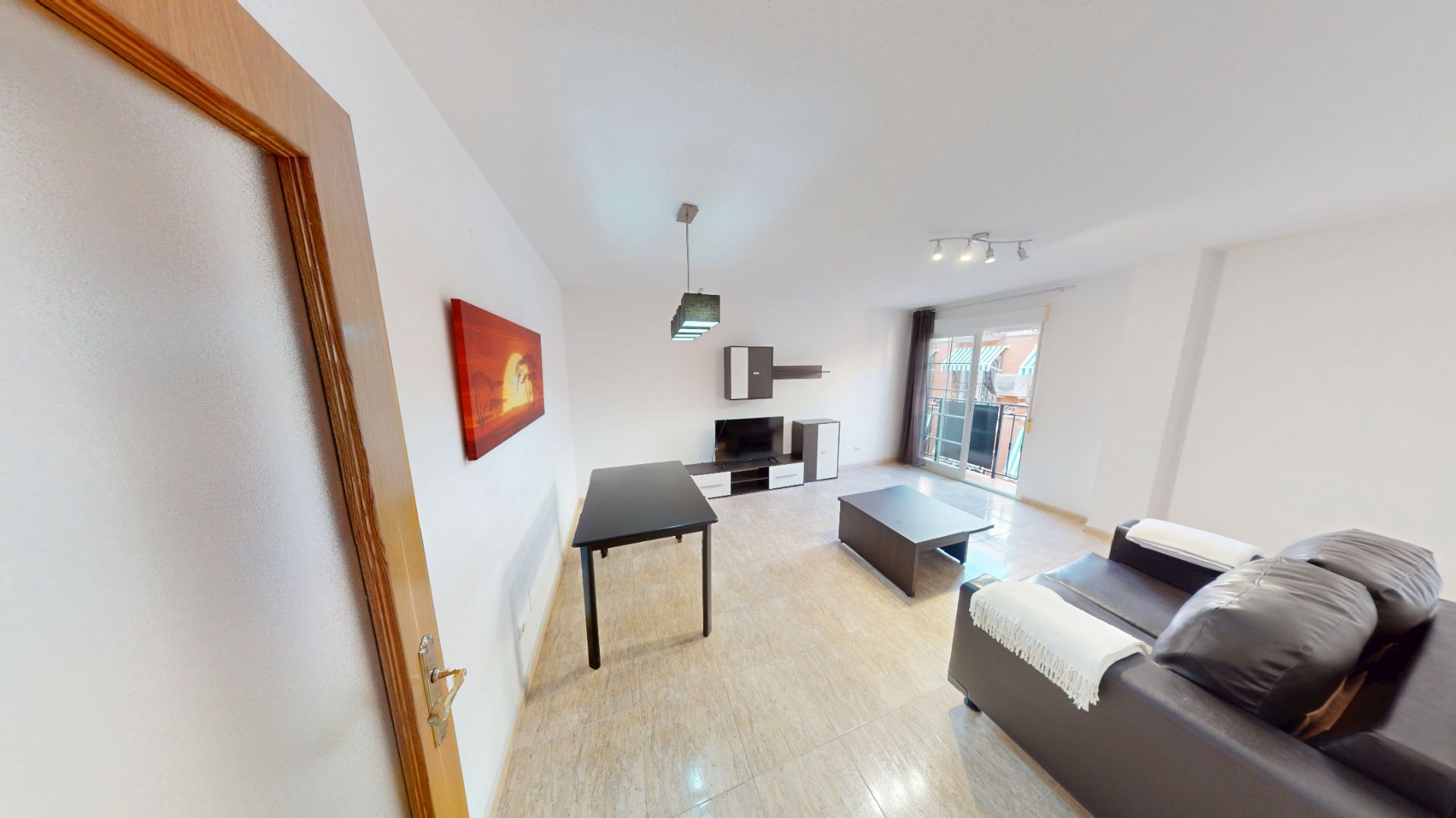 Living room of Flat for sale in Alicante / Alacant  with Air Conditioner, Heating and Furnished