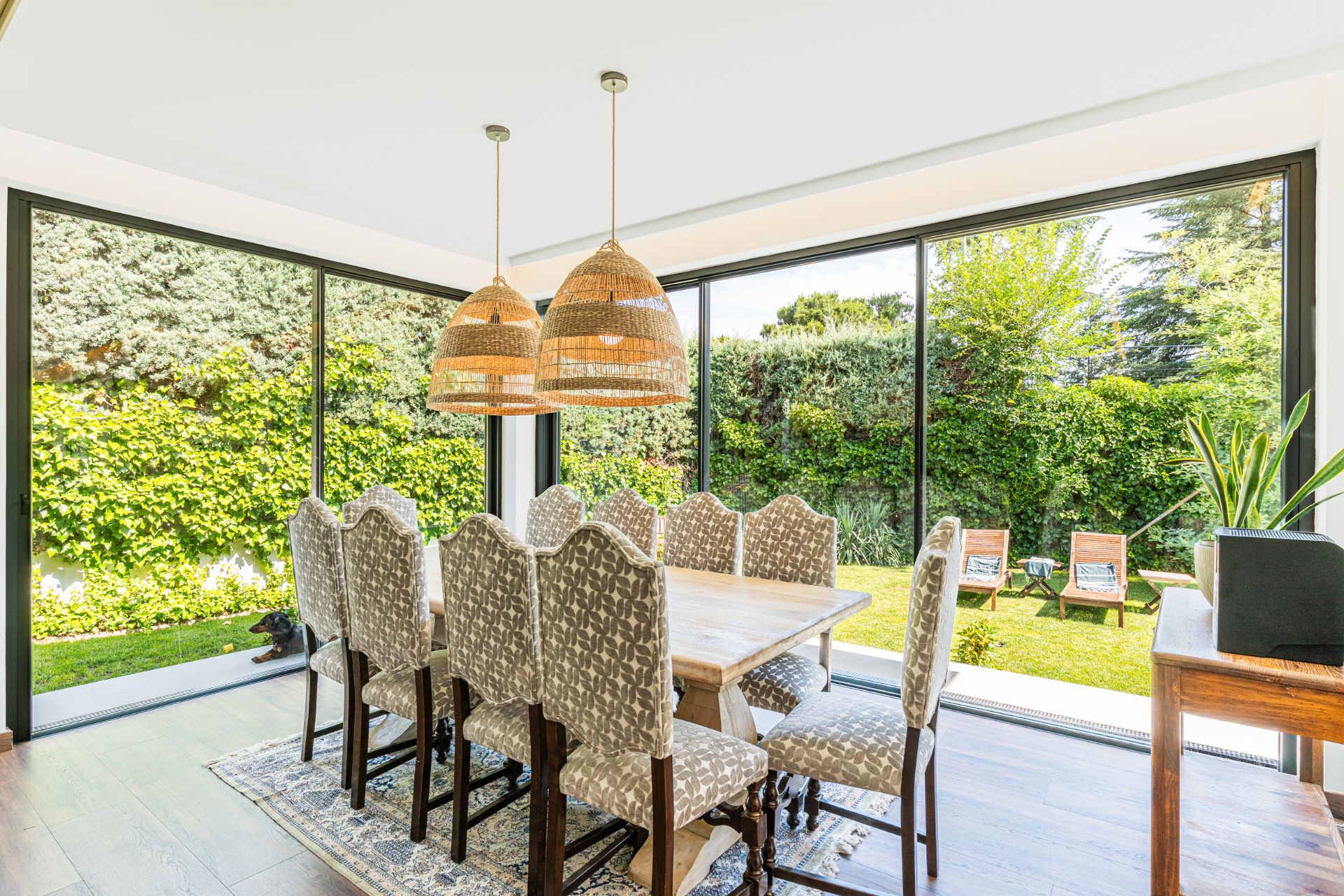 Menjador de Casa o xalet en venda en Majadahonda amb Aire condicionat, Calefacció i Jardí privat