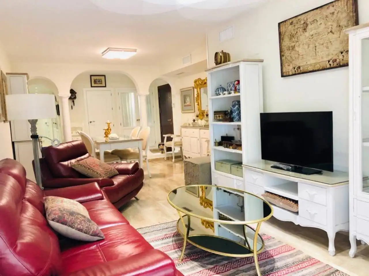 Sala de estar de Piso de alquiler en Cádiz con Aire acondicionado y Amueblado