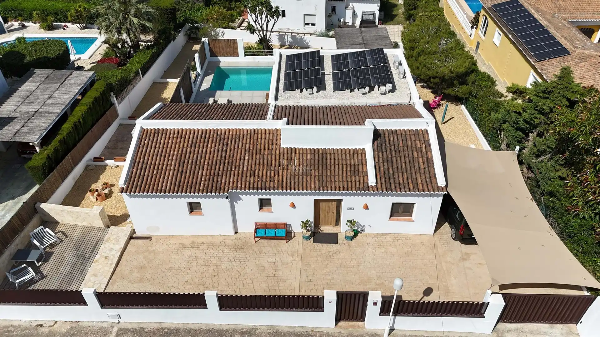 Exterior view of Houses for sale in Jávea / Xàbia  with Air Conditioner, Terrace and Storage room