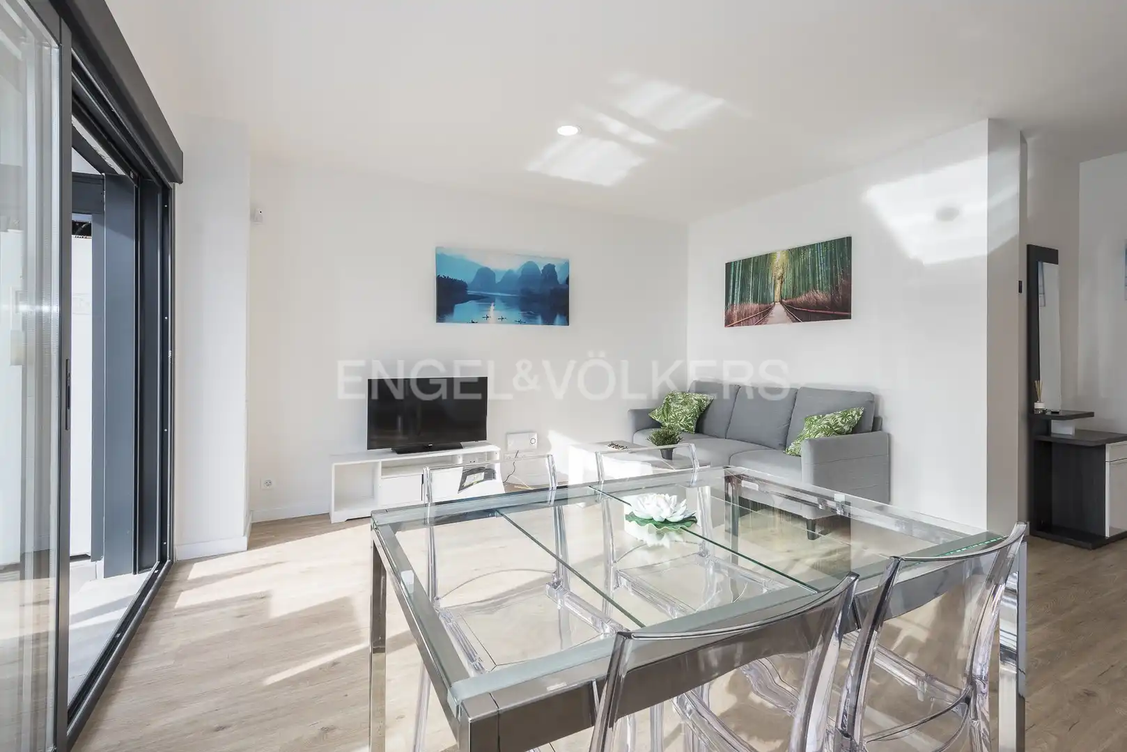 Living room of Flat for sale in Cubelles  with Air Conditioner, Heating and Terrace
