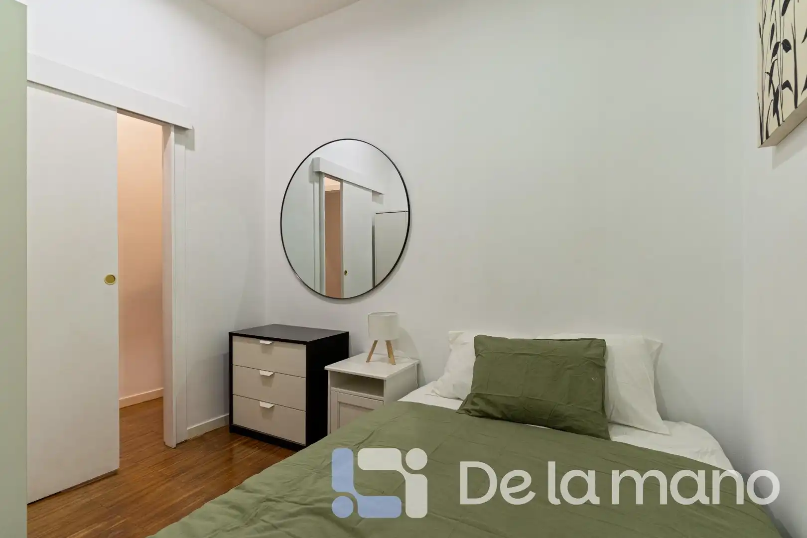 Bedroom of Flat for rent in Madrid  with Heating, Parquet flooring and Terrace