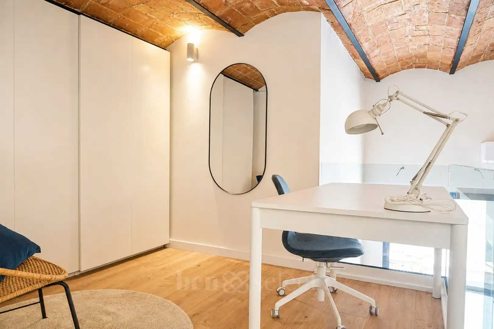 Bedroom of Duplexes for sale in Barcelona  with Air Conditioner, Heating and Private garden