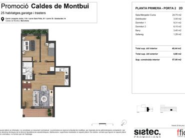 Piso de obra nueva con balcón en venta en Carrer Doctor Xalabarder 14