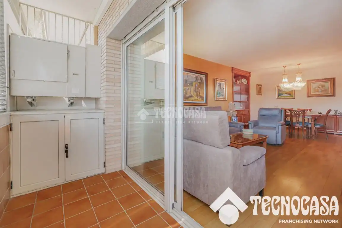 Sala de estar de Ático en venta en Barcelona con Balcón