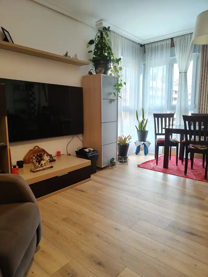 Living room of Flat for sale in  Madrid Capital  with Air Conditioner, Heating and Storage room