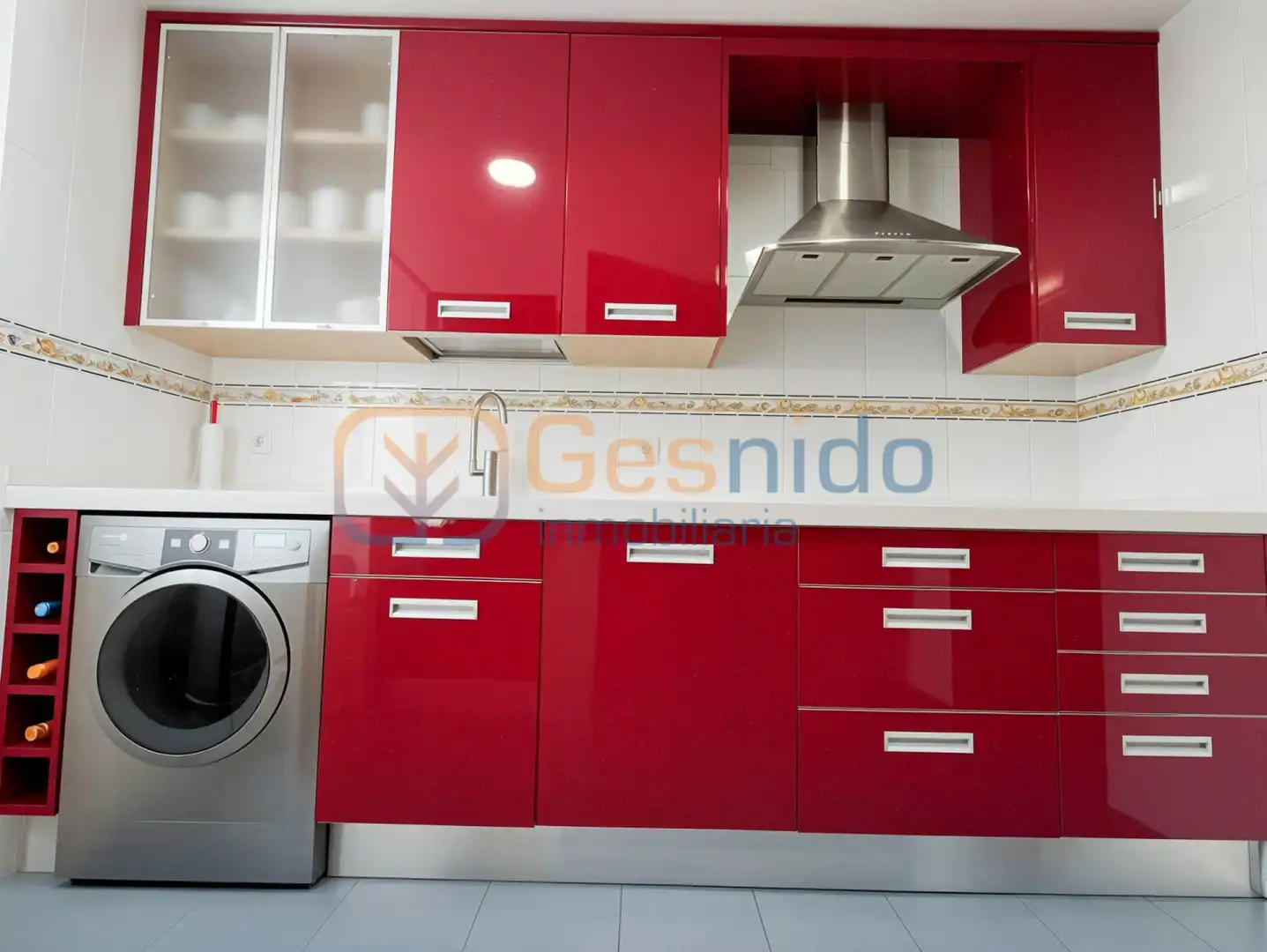 Cocina de Piso en venta en Palazuelos de Eresma con Calefacción, Jardín privado y Parquet