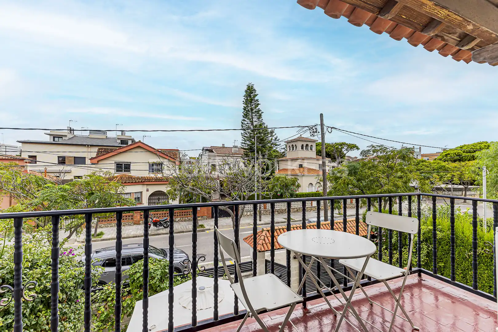 Terrace of Flat for rent in Castelldefels  with Air Conditioner, Heating and Private garden