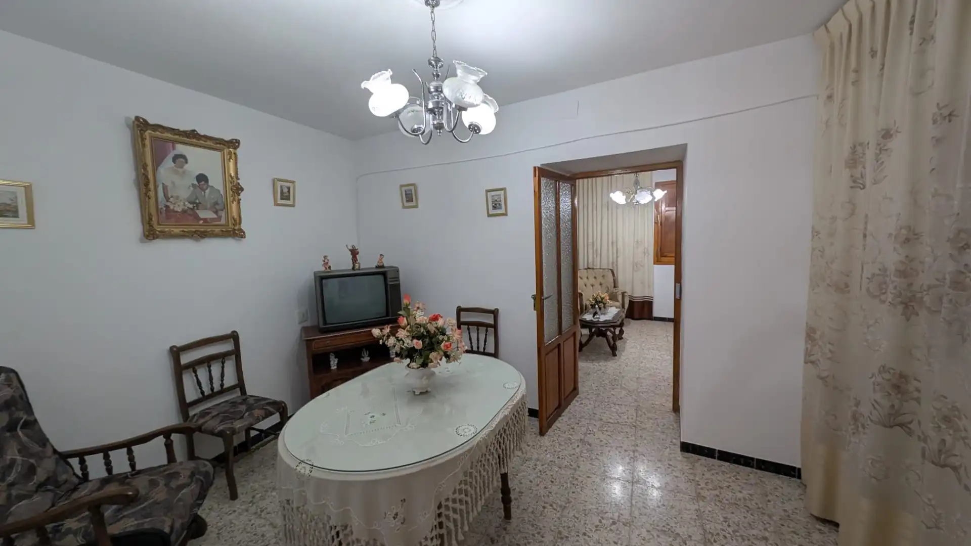 Sala de estar de Casa o chalet en venta en Alcaudete con Amueblado