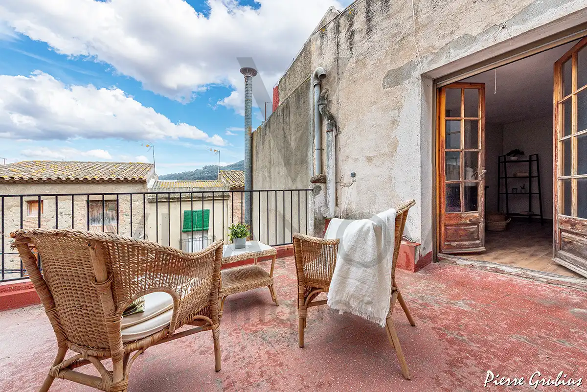 Terrassa de Casa adosada en venda en Alforja amb Calefacció, Jardí privat i Terrassa