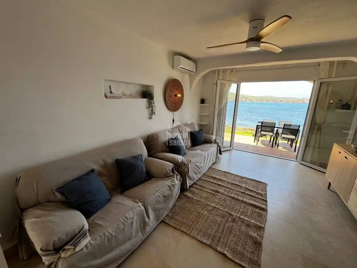 Living room of Apartments for sale in Es Mercadal  with Private garden, Terrace and Furnished