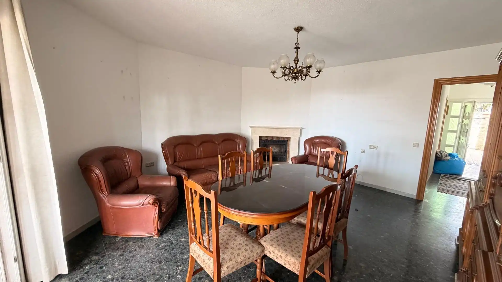 Comedor de Casa o chalet en venta en Roquetas de Mar con Aire acondicionado, Jardín privado y Piscina