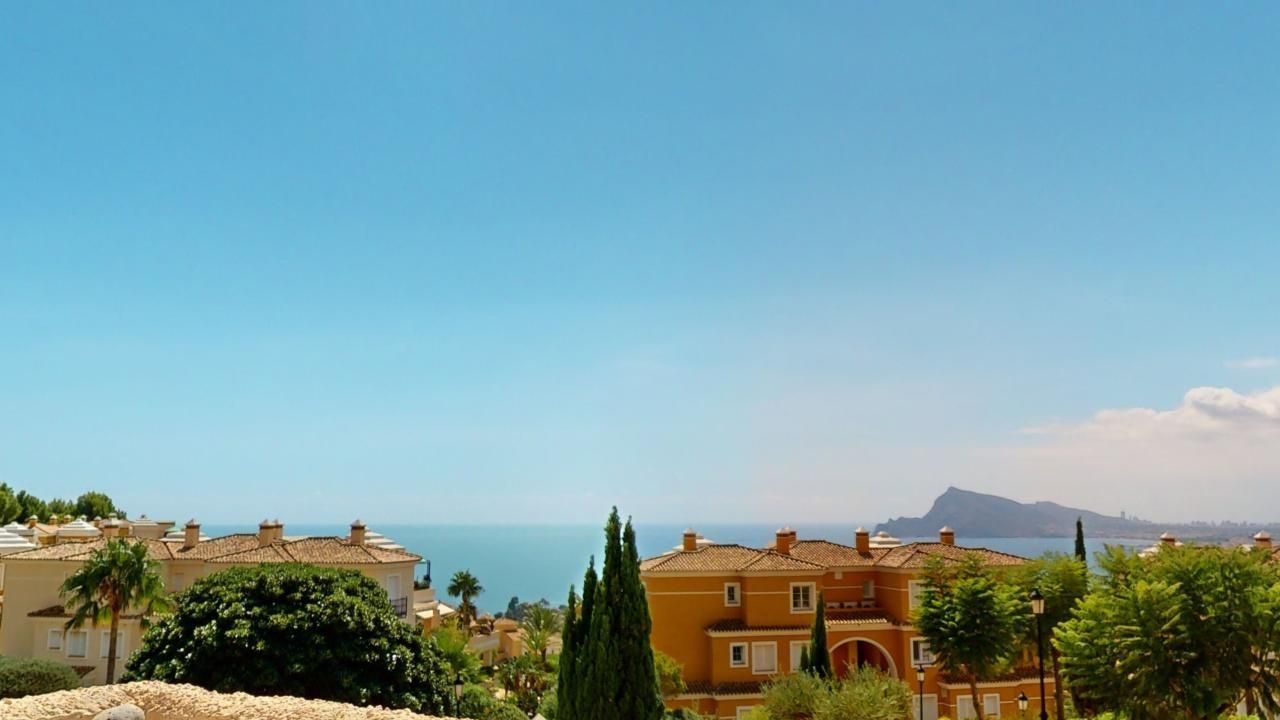 Exterior view of Single-family semi-detached for sale in Altea  with Air Conditioner, Heating and Private garden
