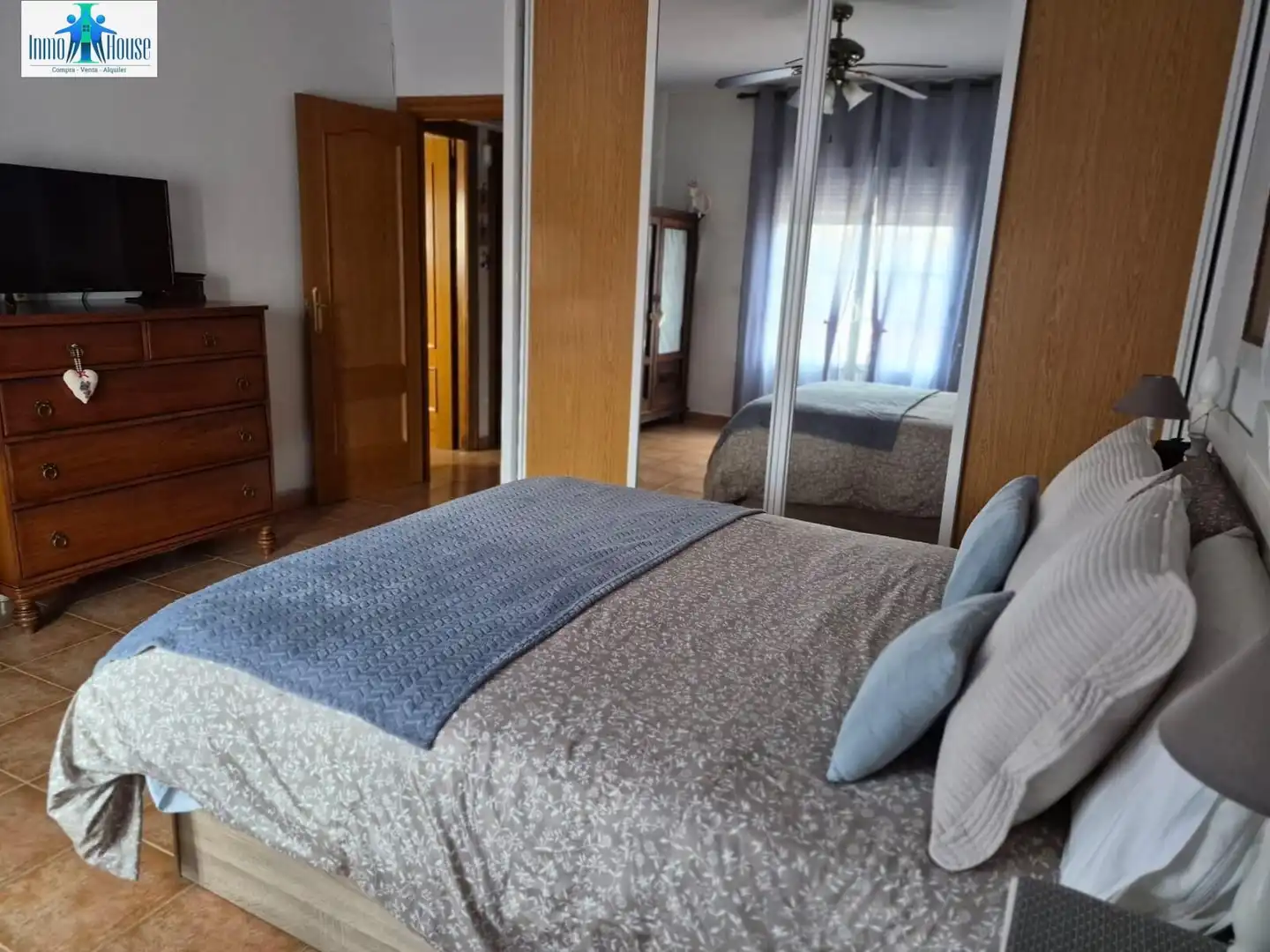 Dormitori de Casa o xalet en venda en Motilleja amb Aire condicionat, Jardí privat i Terrassa