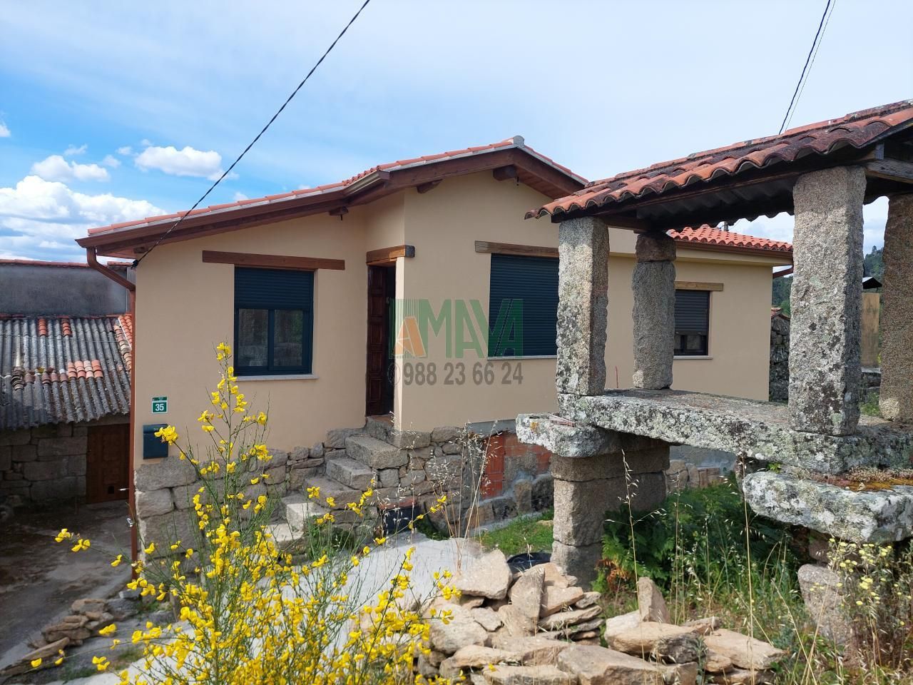 Exterior view of House or chalet for sale in O Pereiro de Aguiar   with Private garden