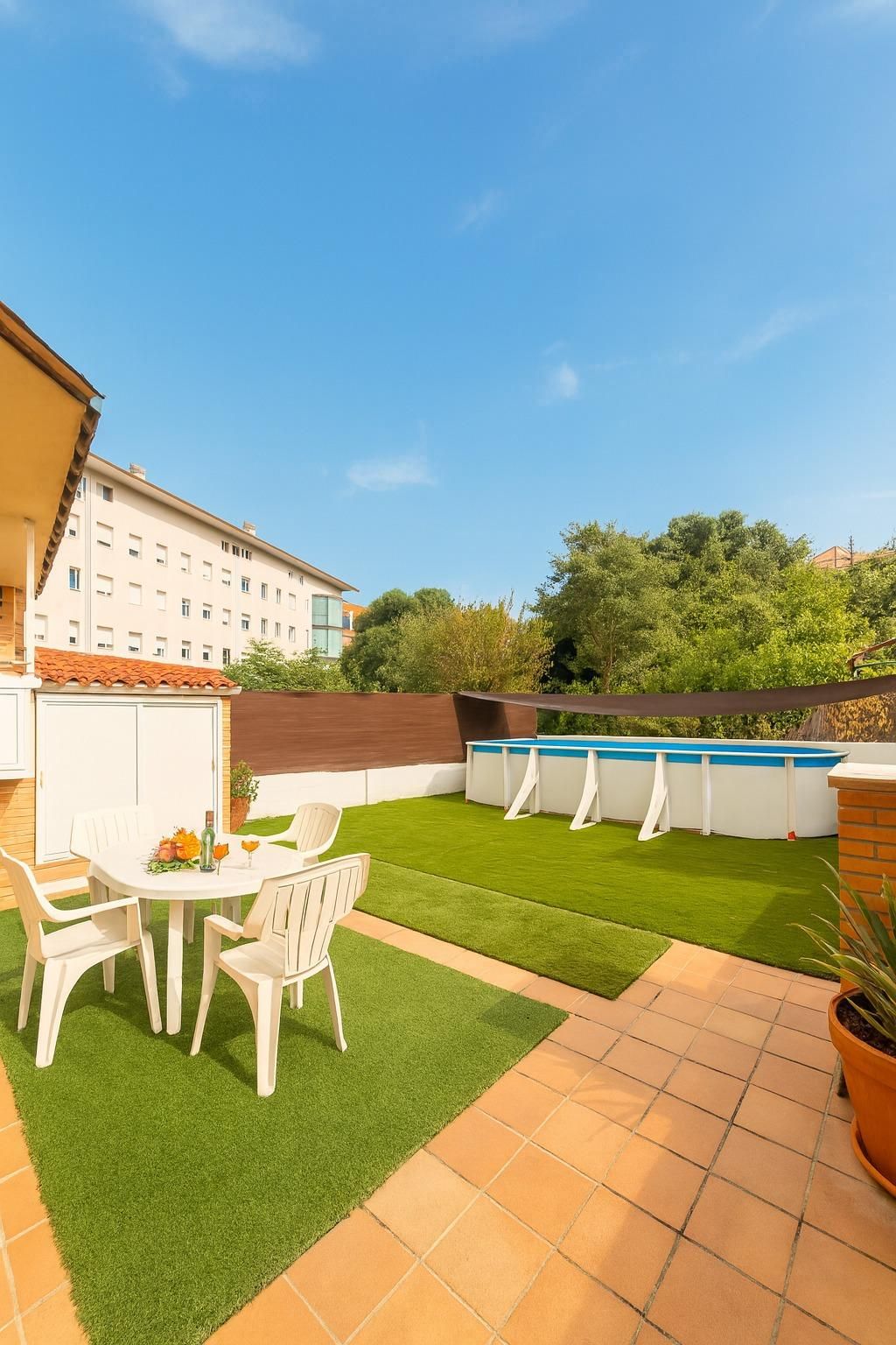 Swimming pool of Flat for sale in  Tarragona Capital  with Air Conditioner, Heating and Private garden