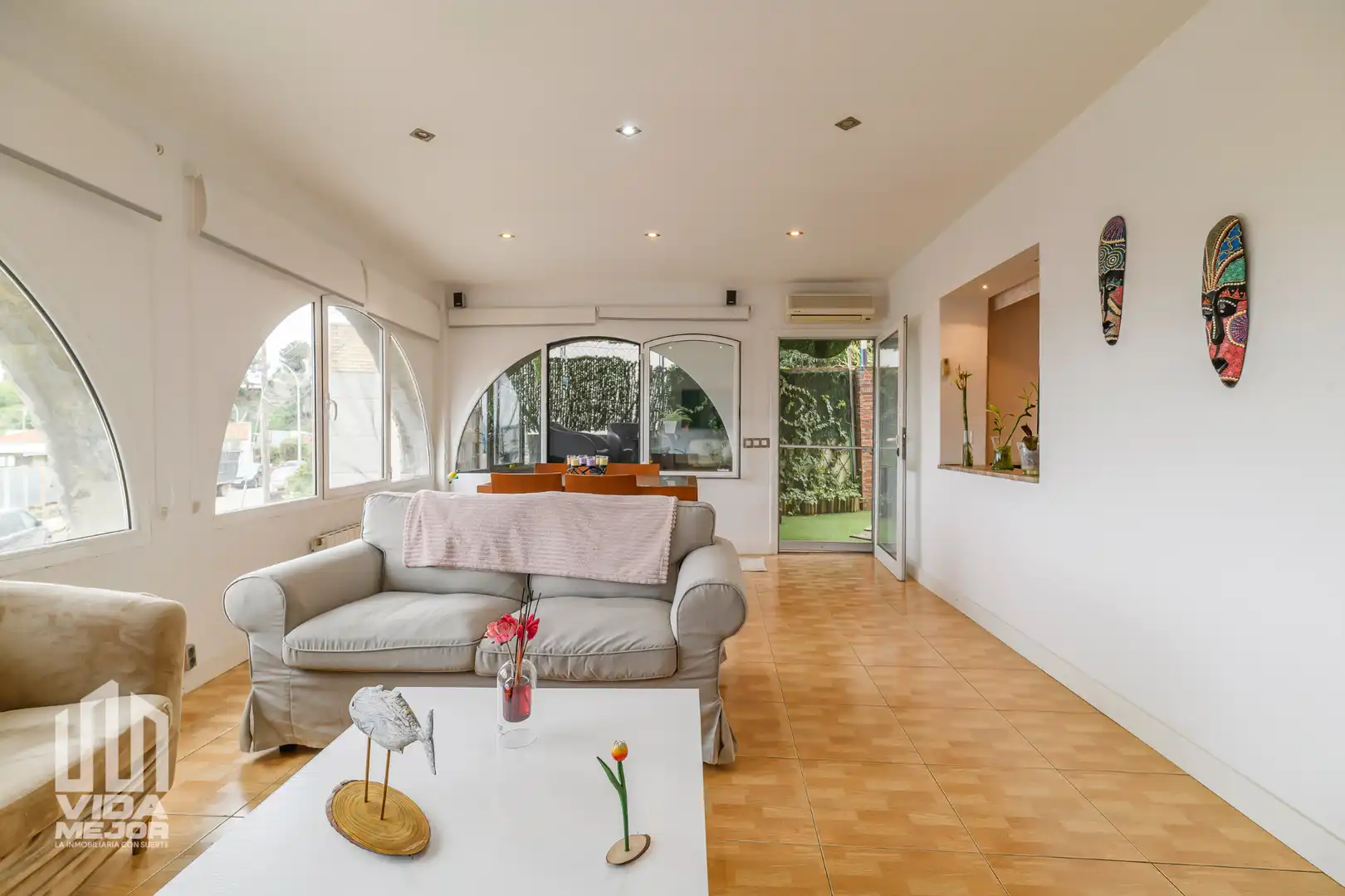 Sala d'estar de Planta baixa en venda en Sant Vicenç Dels Horts amb Terrassa