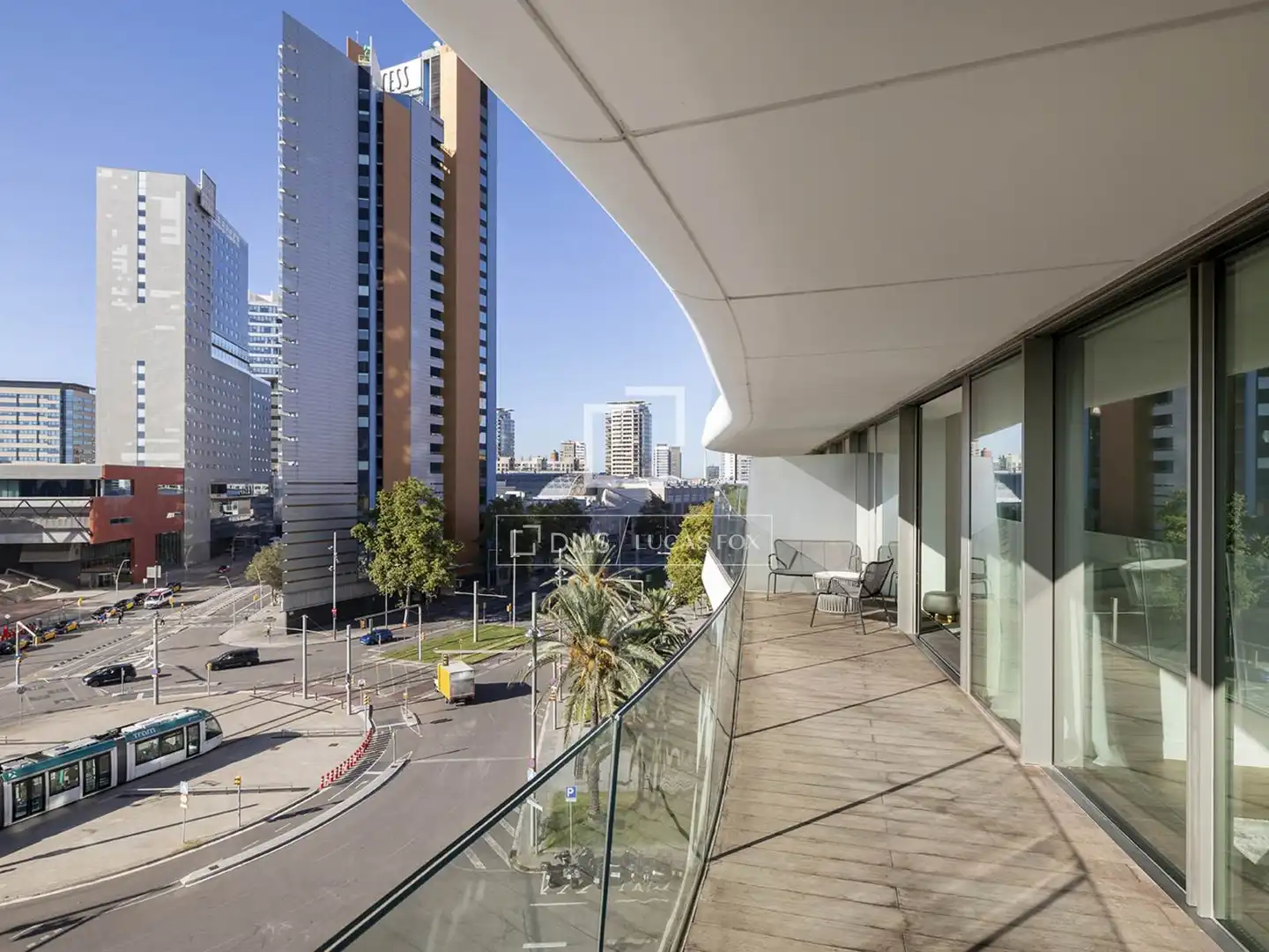 Terraza de Piso de alquiler en Barcelona con Aire acondicionado, Calefacción y Terraza