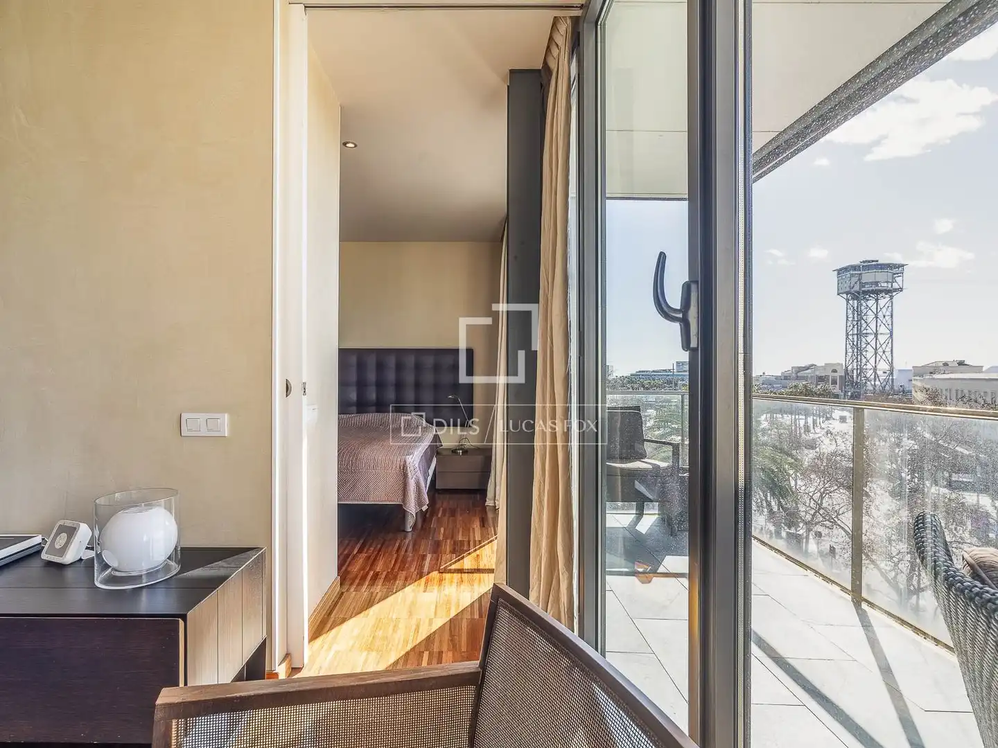 Balcony of Attic for sale in Barcelona  with Air Conditioner, Parquet flooring and Terrace