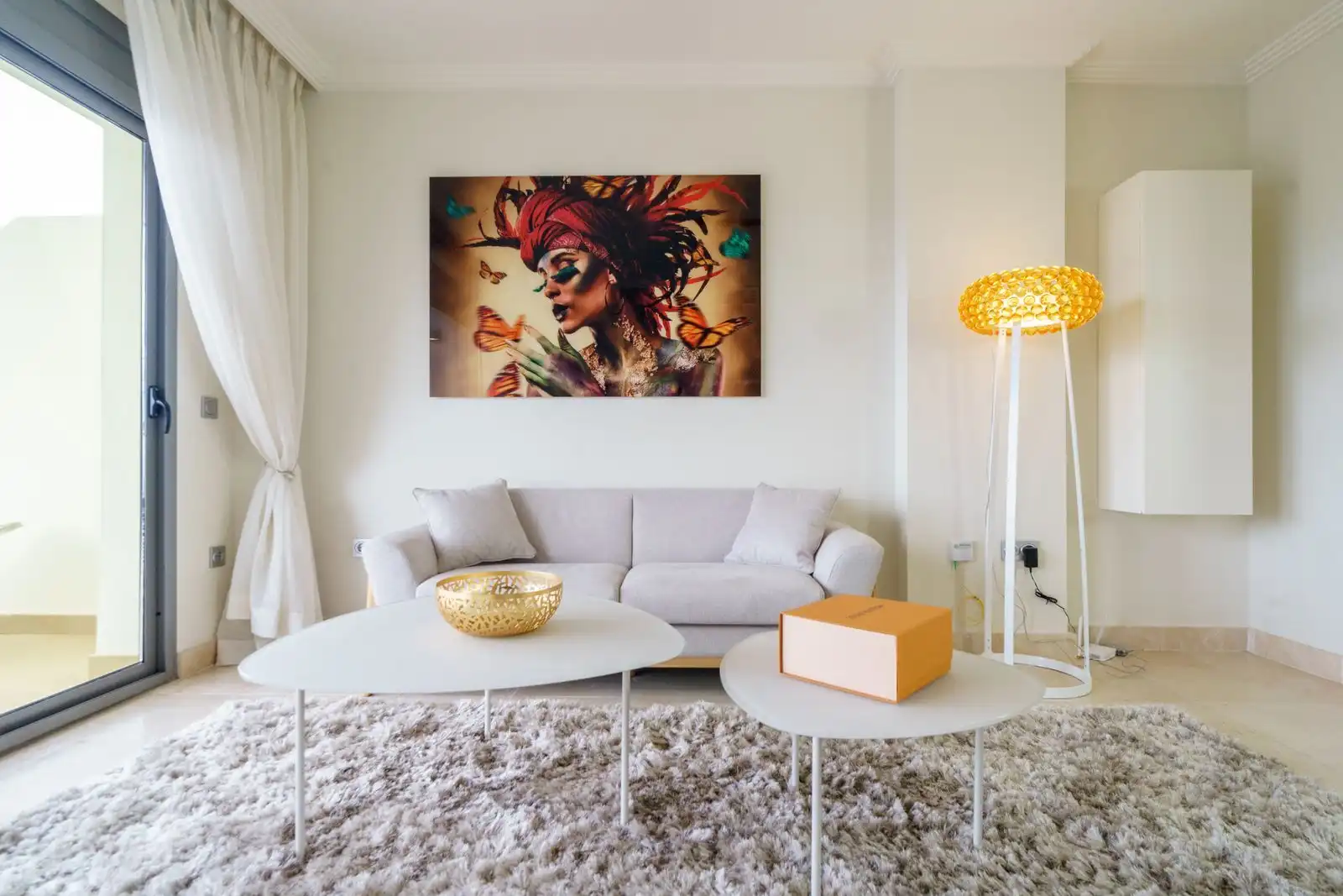 Wohnzimmer von Wohnung zum Verkauf in Benahavís mit Terrasse, Abstellraum und Möbliert