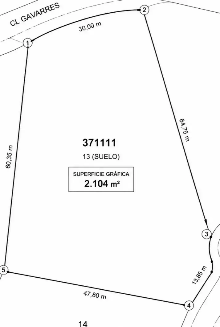 Wohnbaugrundstück zum Verkauf in Carrer Gavarres 1, imagen 6