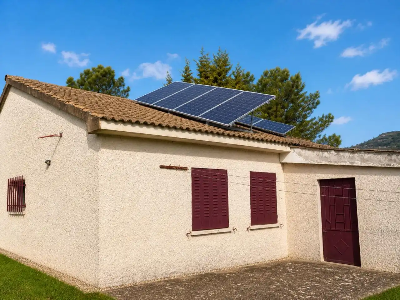 Vista exterior de Casa o chalet en venta en Berzosa del Lozoya con Calefacción, Jardín privado y Terraza