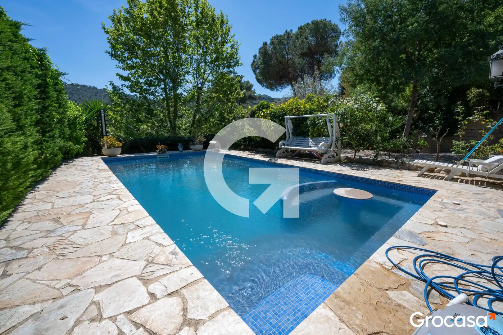 Piscina de Casa o xalet en venda en Argentona amb Aire condicionat, Calefacció i Jardí privat