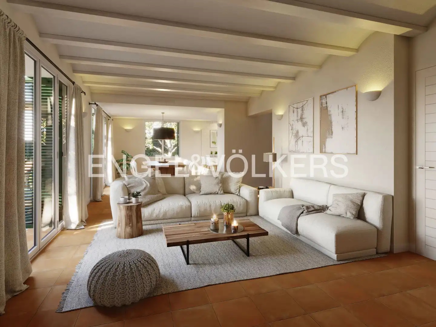 Living room of Houses for sale in Jávea / Xàbia  with Air Conditioner, Heating and Private garden