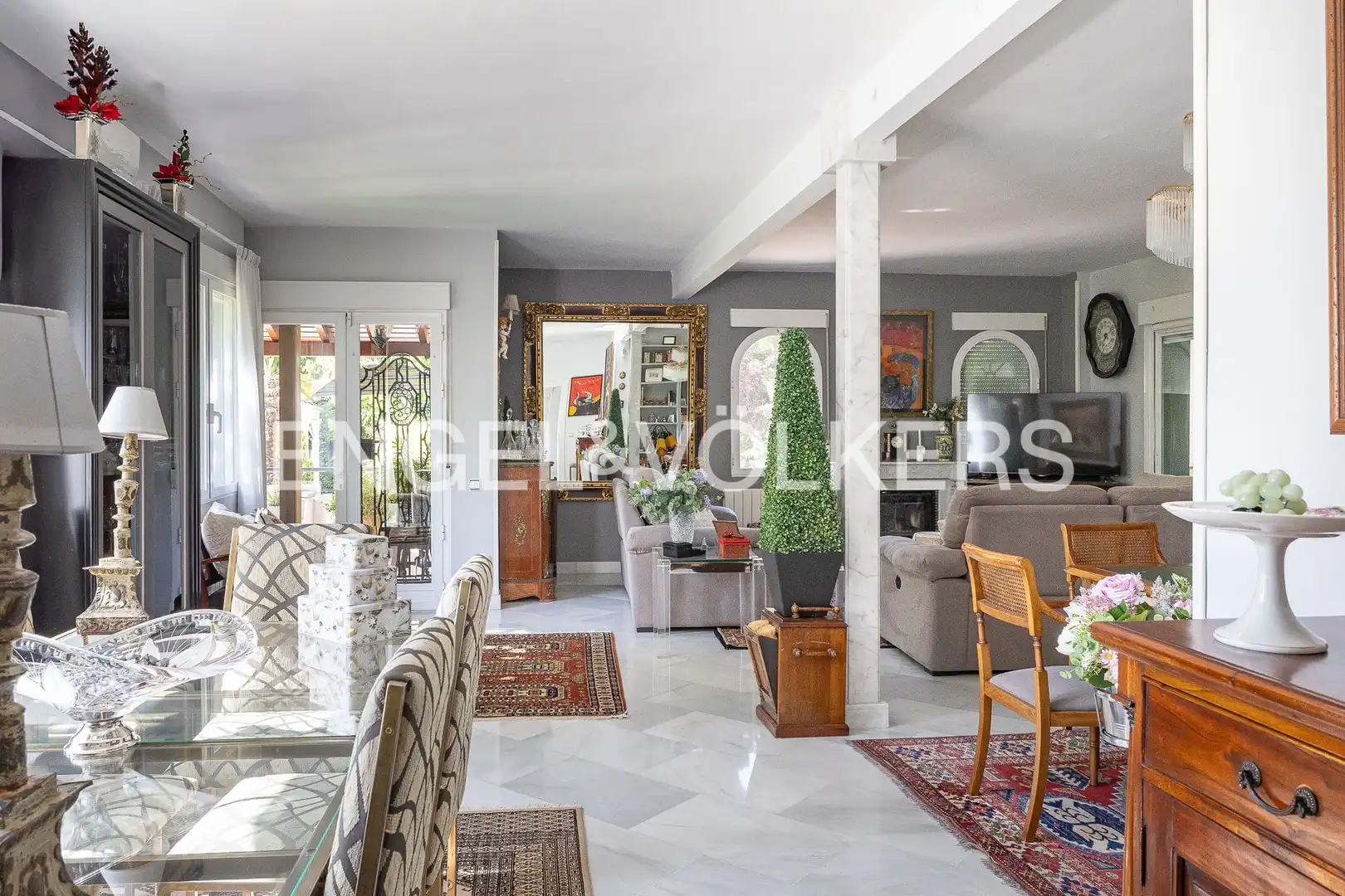 Dining room of Houses for sale in Majadahonda  with Air Conditioner, Heating and Private garden