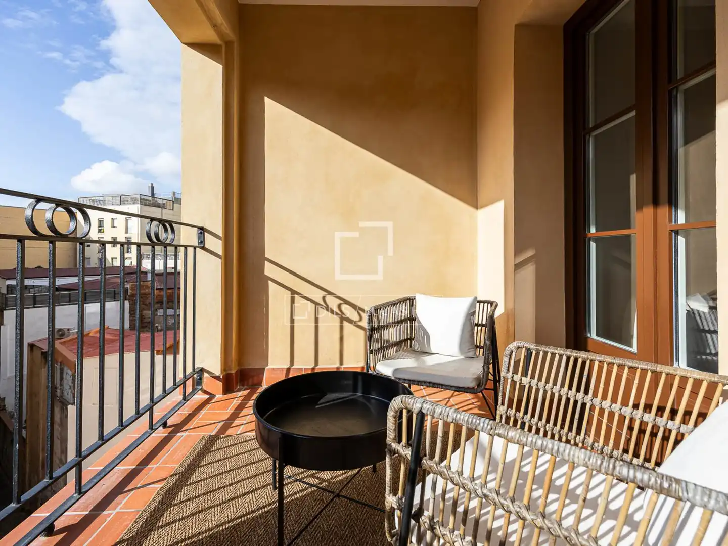 Balcony of Flat for sale in Barcelona  with Air Conditioner, Terrace and Swimming Pool