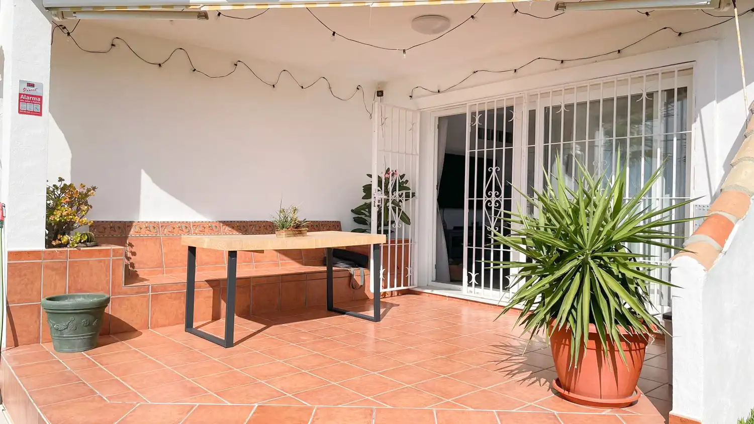 Terrace of Detached homes for rent in Mijas  with Terrace, Swimming Pool and Pets allowed