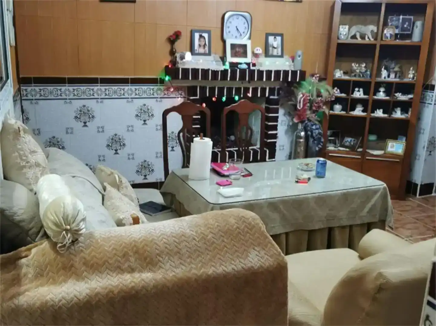 Sala de estar de Casa o chalet en venta en Carmona con Aire acondicionado, Jardín privado y Trastero